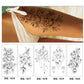 Sketch Flower Full Body Tattoo Sticker