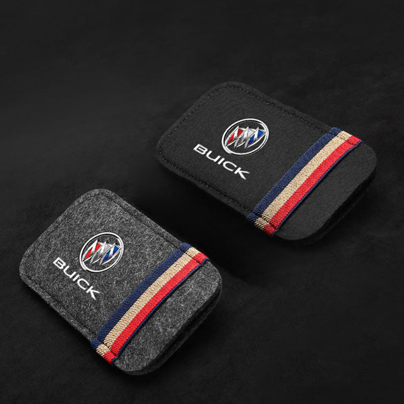 Car Visor Sunglasses Leather Holder