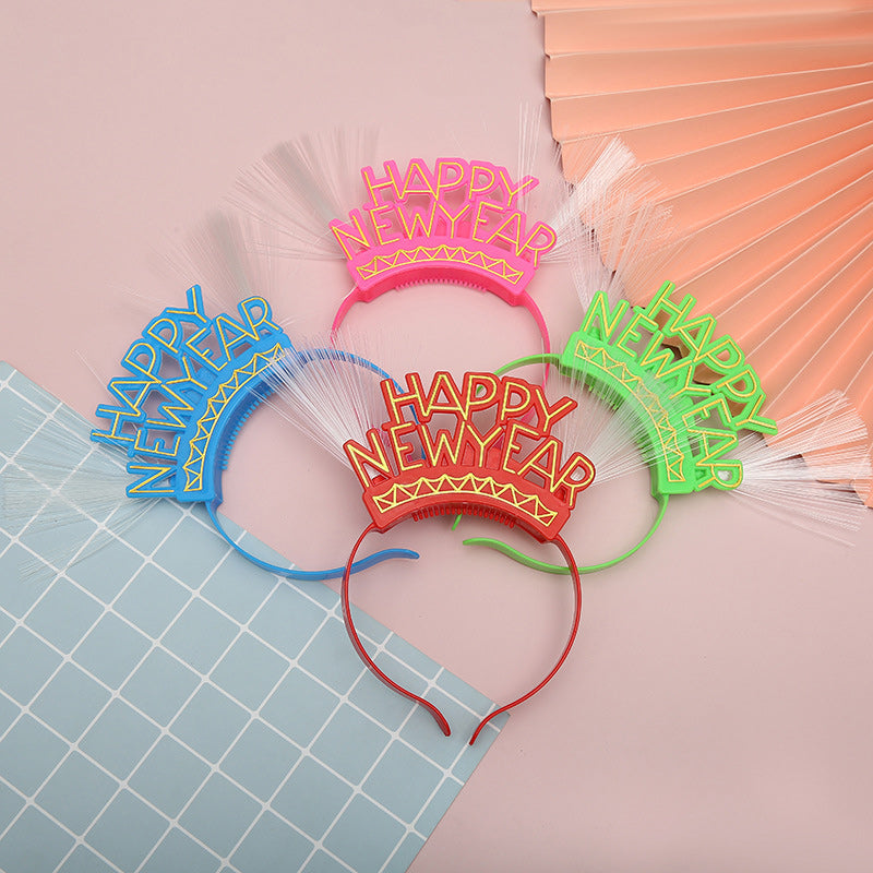 2022 LED Light Up Glasses & Crowns Headband
