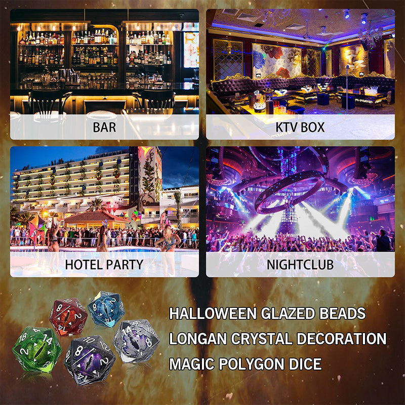 Halloween Longan Crystal Dice