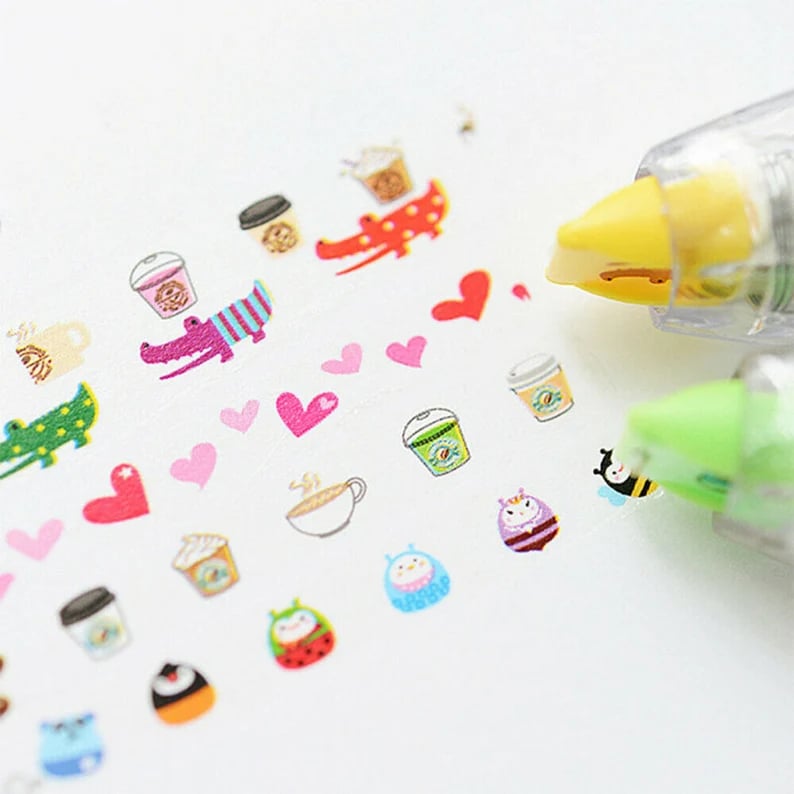 DIY Cute Animals Press Type Decorative Pen🔥Buy More Save More