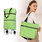 Folding Shopping Bag Collapsible Trolley Bags with Wheels