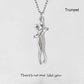 Men And Woman Embrace Clavicle Chain Necklace