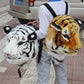 Fashion Lion & Tiger Head Backpack Multifunc Outdoor Bags