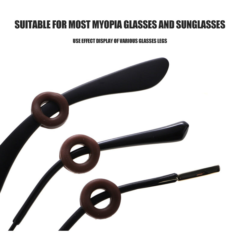 Round Silicone Eyeglasses Temple Grips