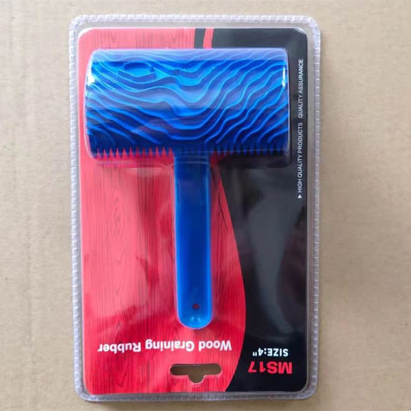 Wood Graining Paint Roller with Handle