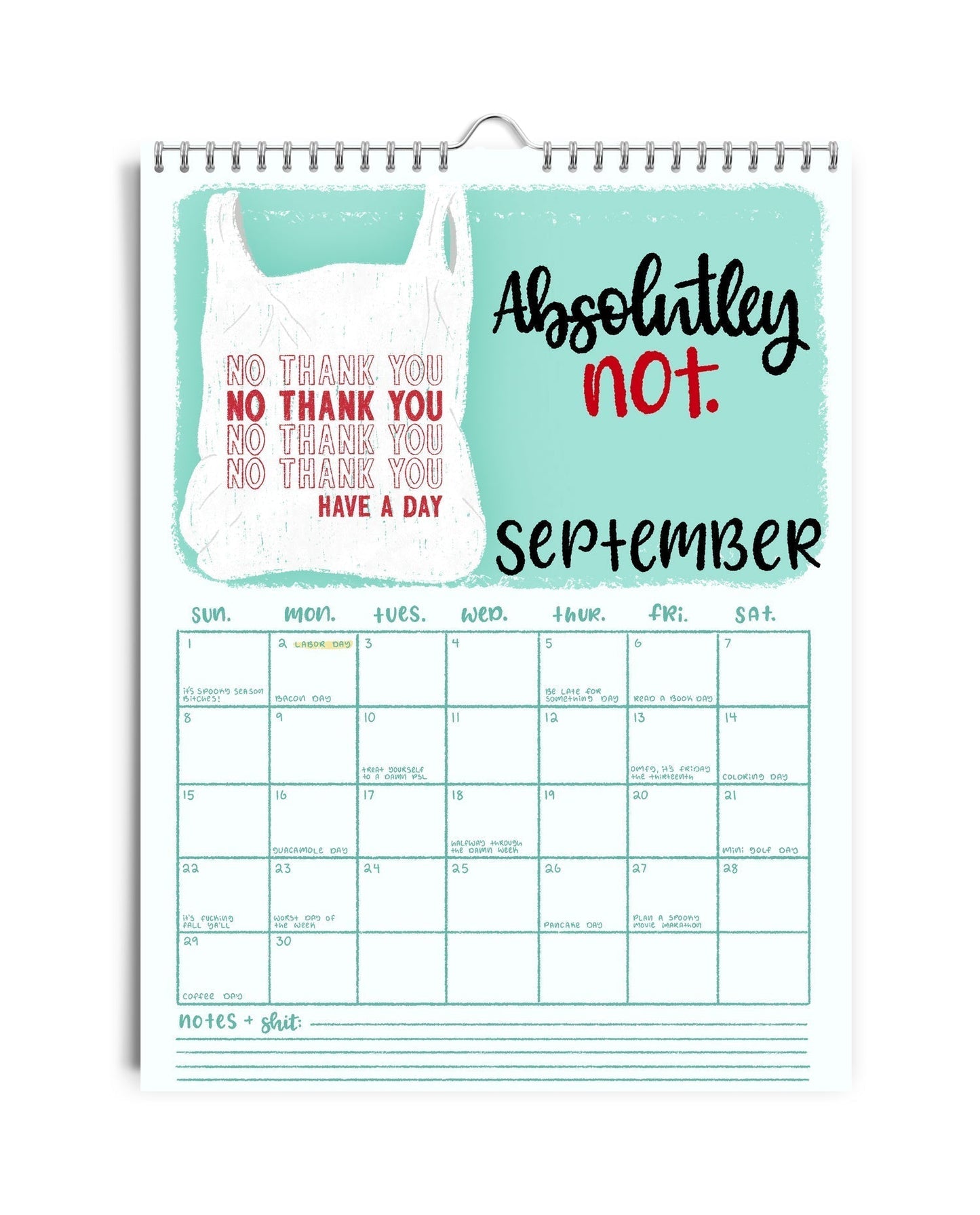 Here We Fucking Go Again 2024 Calendar