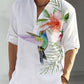 Floral & Bird Men's Casual Shirt