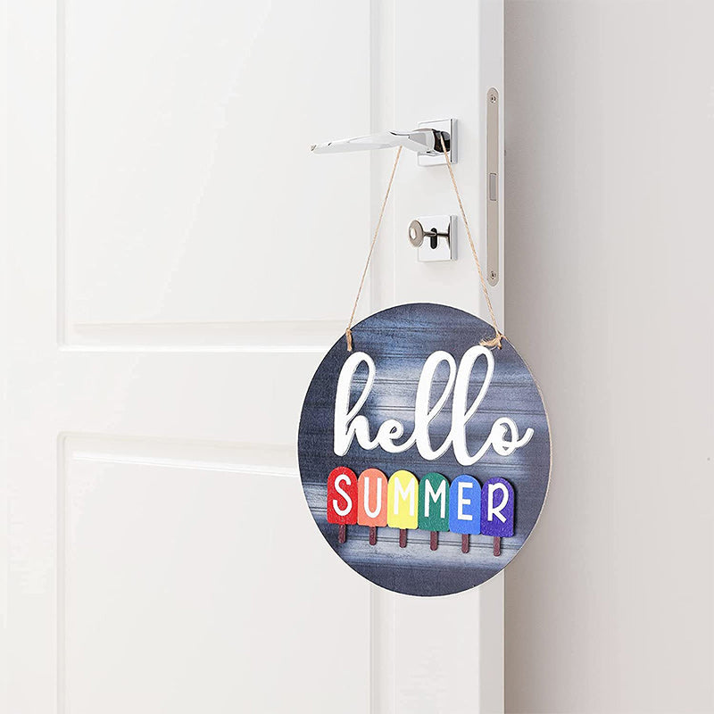 Welcome Sign in Front for Door