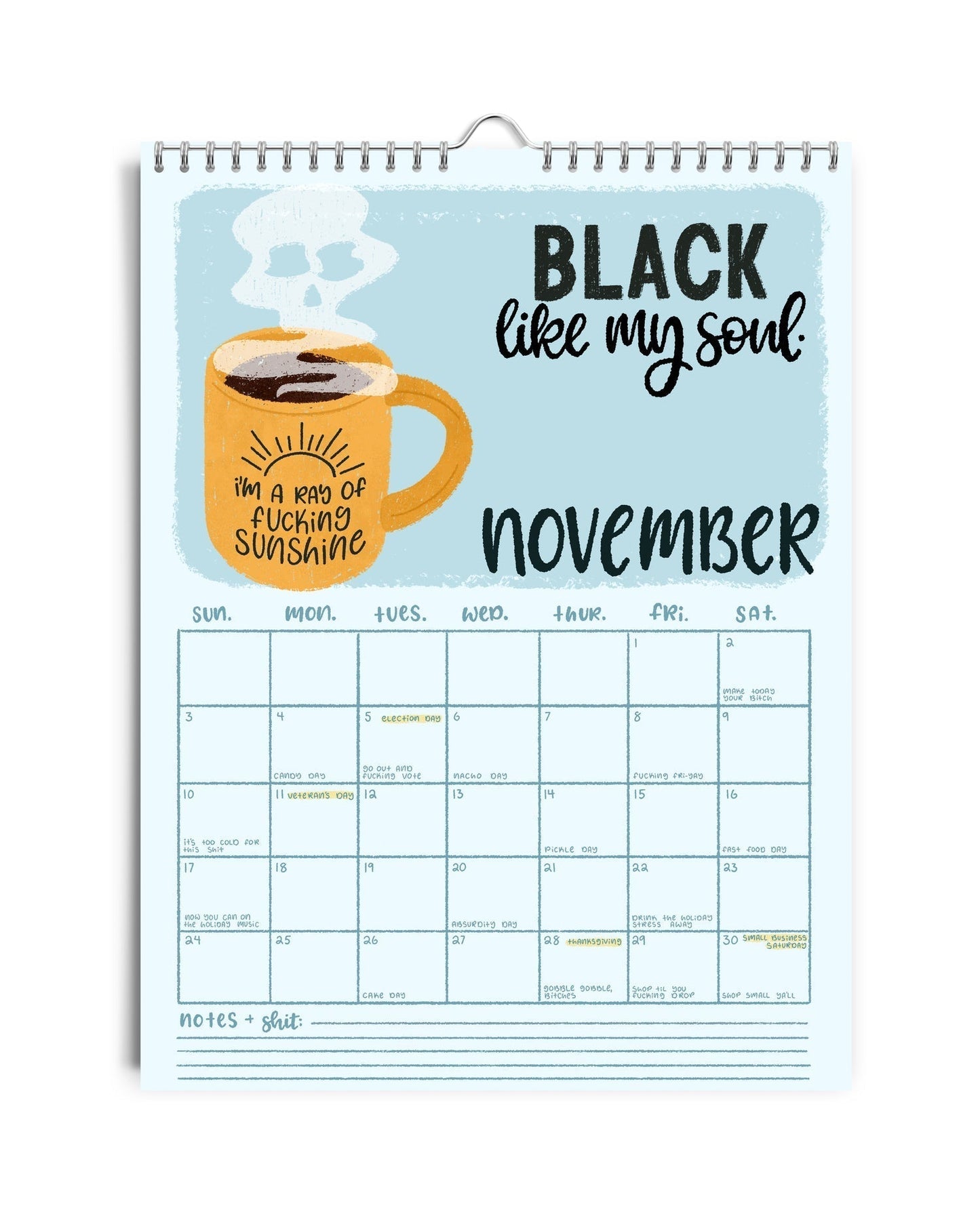 Here We Fucking Go Again 2024 Calendar