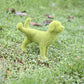 Moss Animal Statue Green Fuzzy Flocked