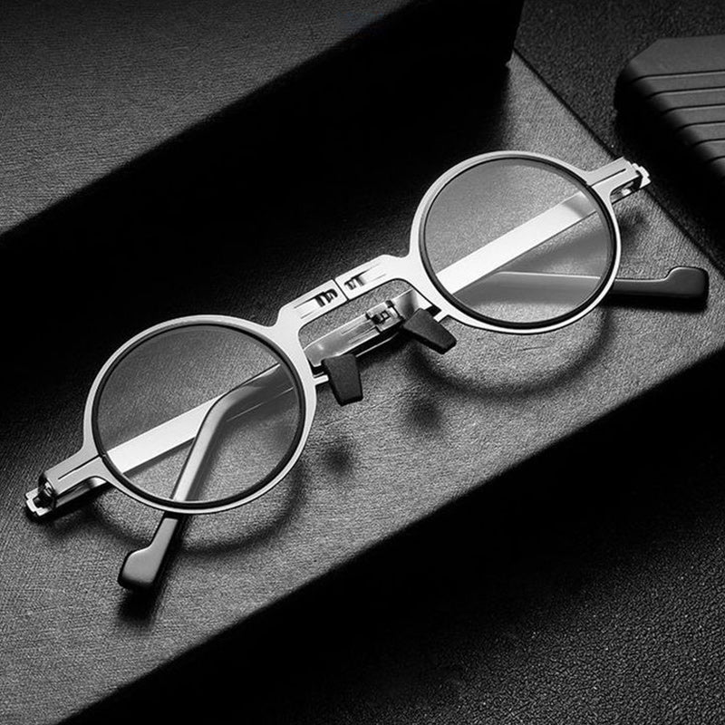 🔥2022 Hot Sell 🔥 Ultra Light Titanium Material Screwless Foldable Reading Glasses