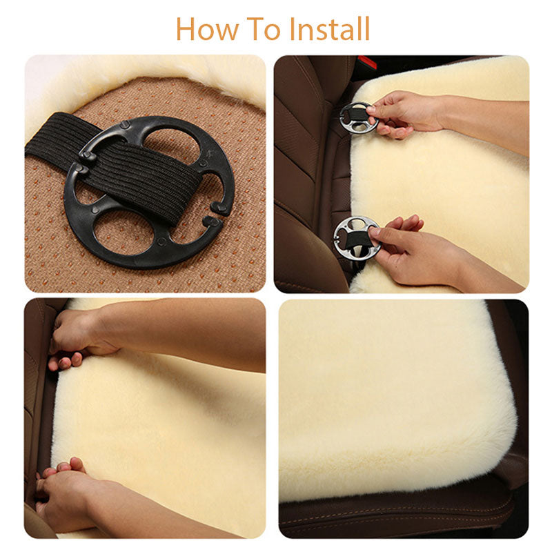 Fur Car Seat Cushion