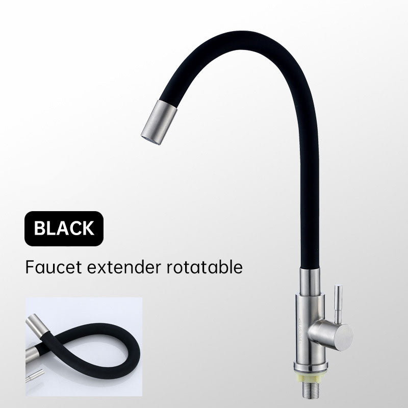 Single Cold Universal Rotary Sink Faucet