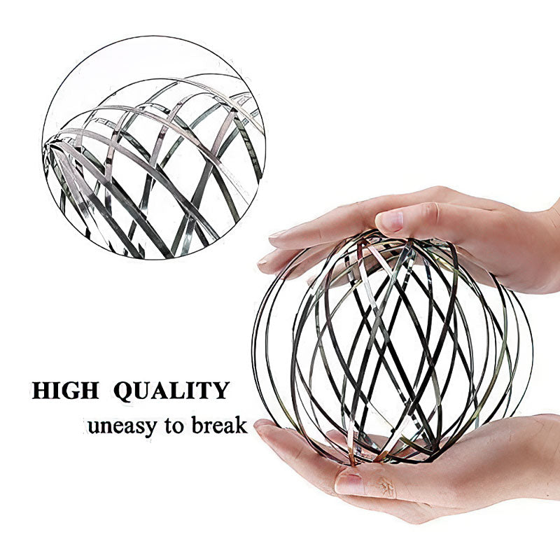Stainless Steel Firm Flow Ring Magic Bracelet Toy