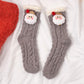 🎁🎅Cute Cartoon Coral Velvet Non-slip Christmas Socks