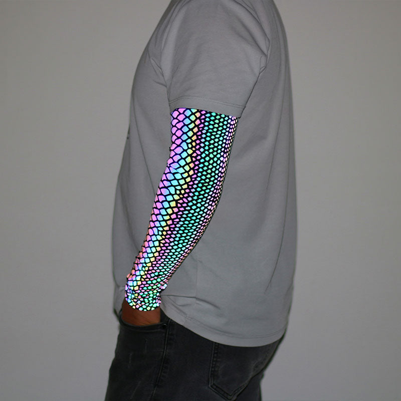 Glowing Reflective Arm Sleeves