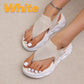 2022 Summer New Large Size Solid Color Flip Flop Sandals