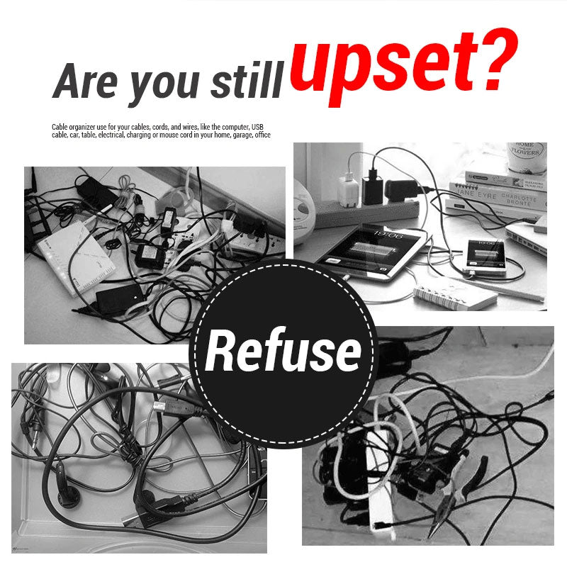 Cable Clips with Strong Self-Adhesive