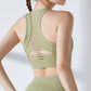 Mesh Stitching Breathable Sports Bra