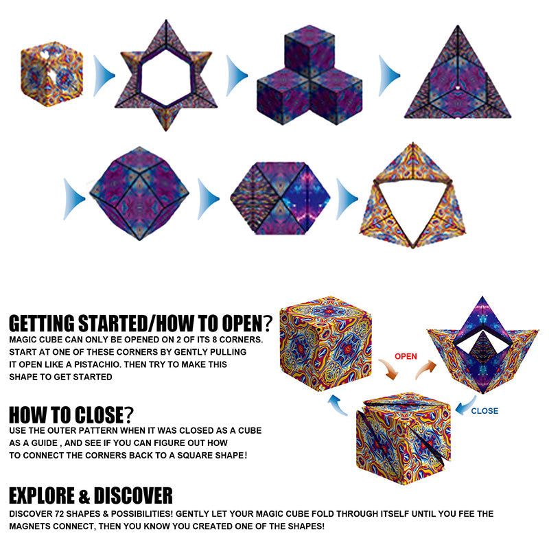 Replaceable Magnetic Cube