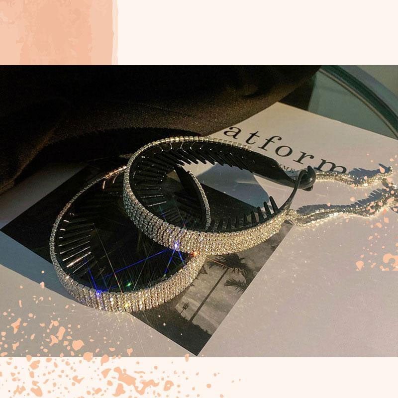 Elegant Rhinestone Tassel Headdress