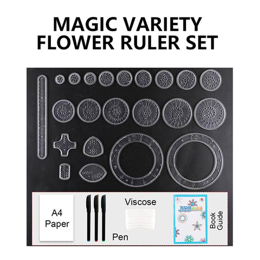 Magic Variety Flower Ruler Set