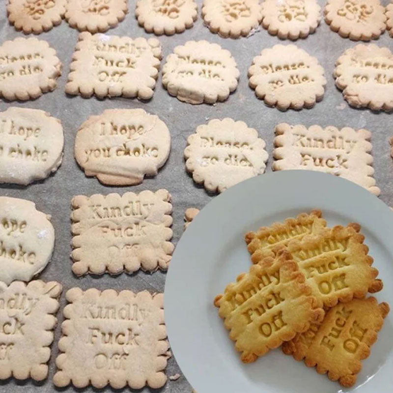 Cookie Molds With Good Wishes (1Set=4pcs)