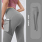 Running Leggings for Hip-lift with Pocket