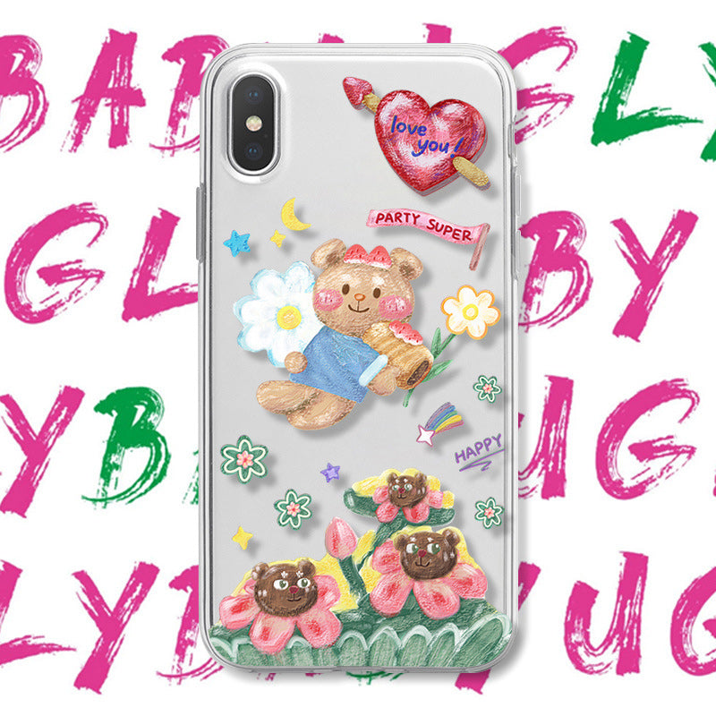 Transparent Soft Protective Case for Girls Women