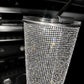 Stainless Steel Diamond Water Glass