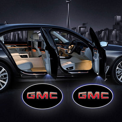 GMC Wiring Free Carbon Fiber Welcome Light