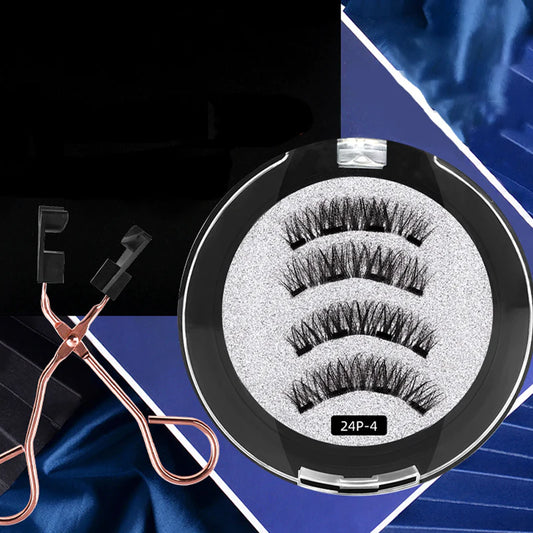 European And American Curling Magnetic False Eyelashes Set