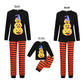 Halloween Pumpkin Top and Stripe Pants Family Matching Pajamas Sets