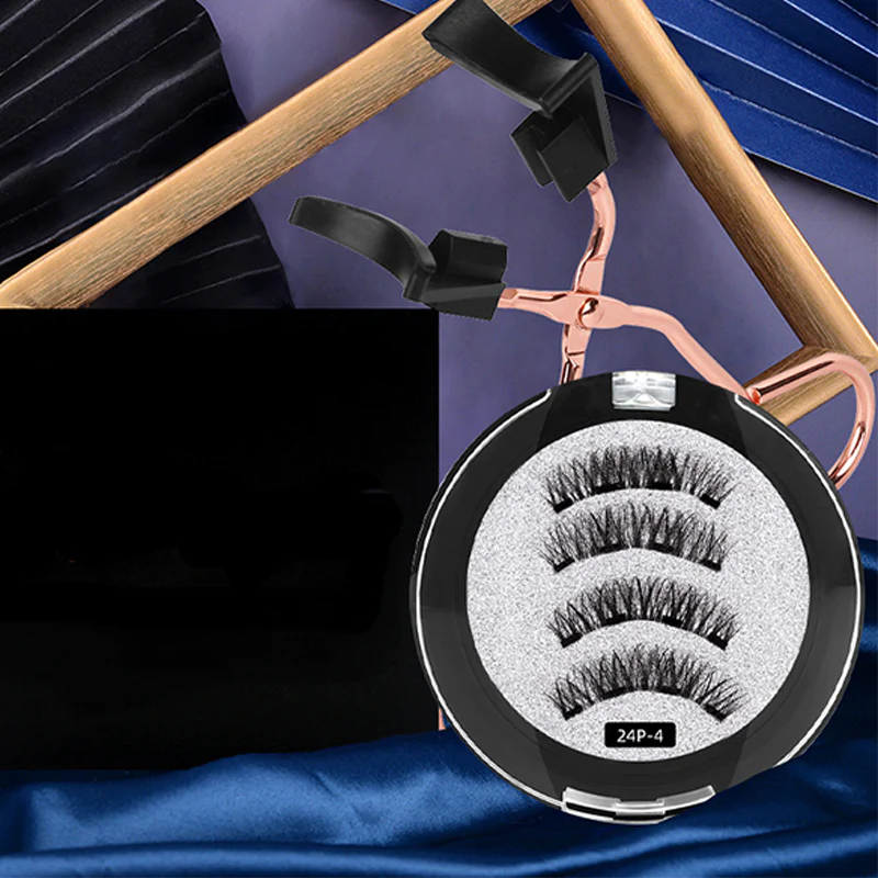 European And American Curling Magnetic False Eyelashes Set