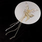 Tassel Big Butterfly Shark Clip