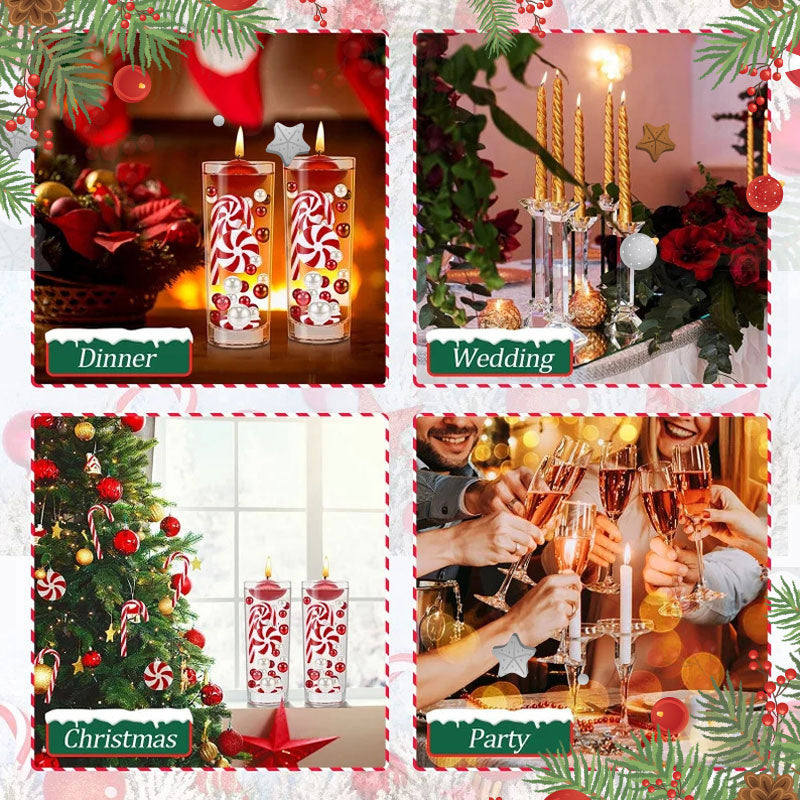 Christmas Vase Filler Pearl Set