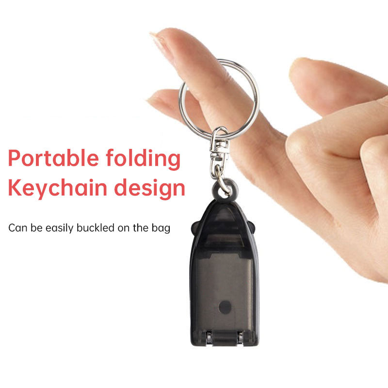 Mini Foldable Nail Cutter with Key Ring