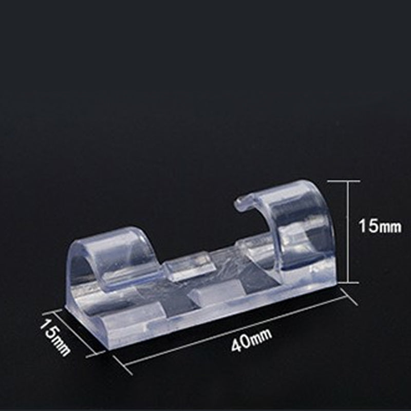 Cable Clips with Strong Self-Adhesive