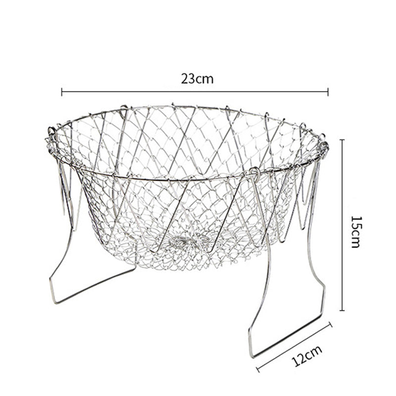 Stainless Steel Telescopic Frying Basket