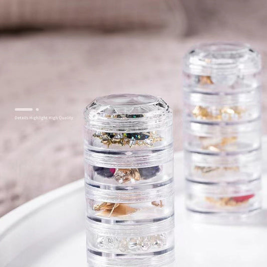 Transparent Packaging Box 5 Conjoined