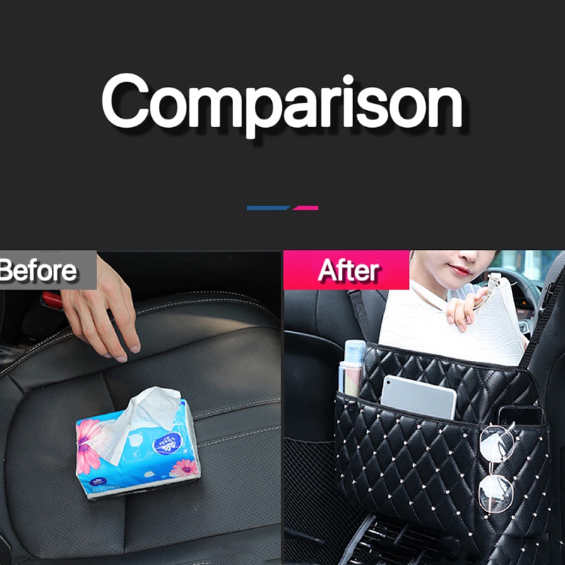 Car Seat Storage Net Pocket