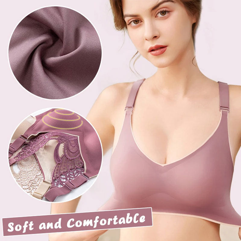 Butterfly Embroidery Wirefree Bra