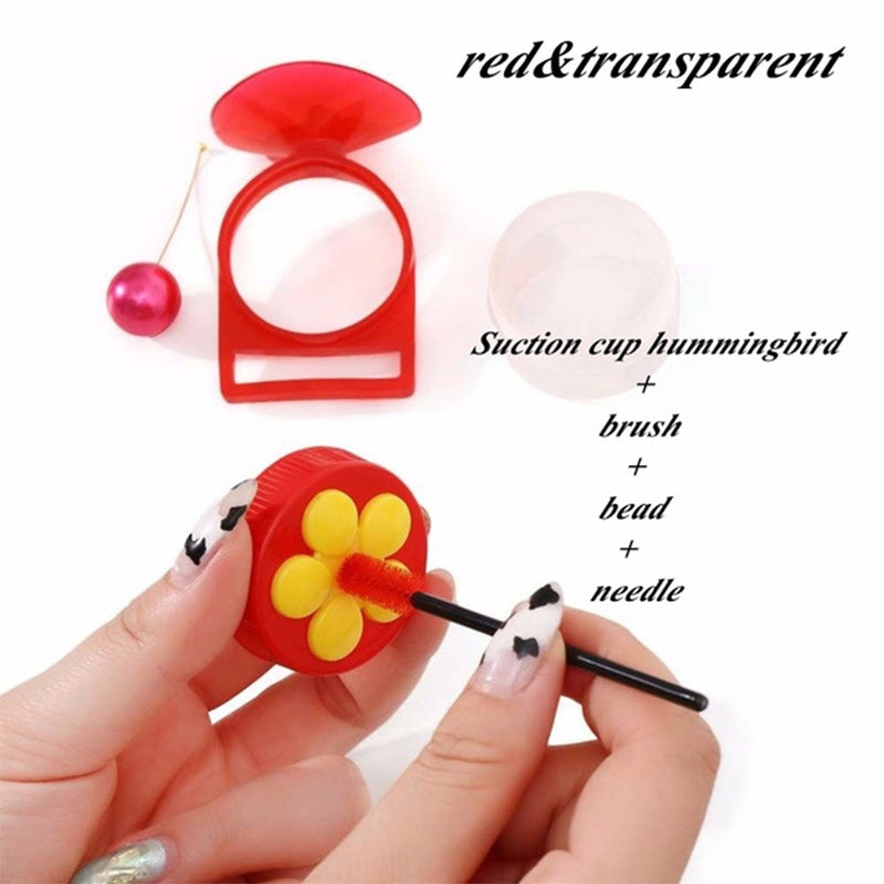 Mini Handheld Flower Hummingbird Feeder