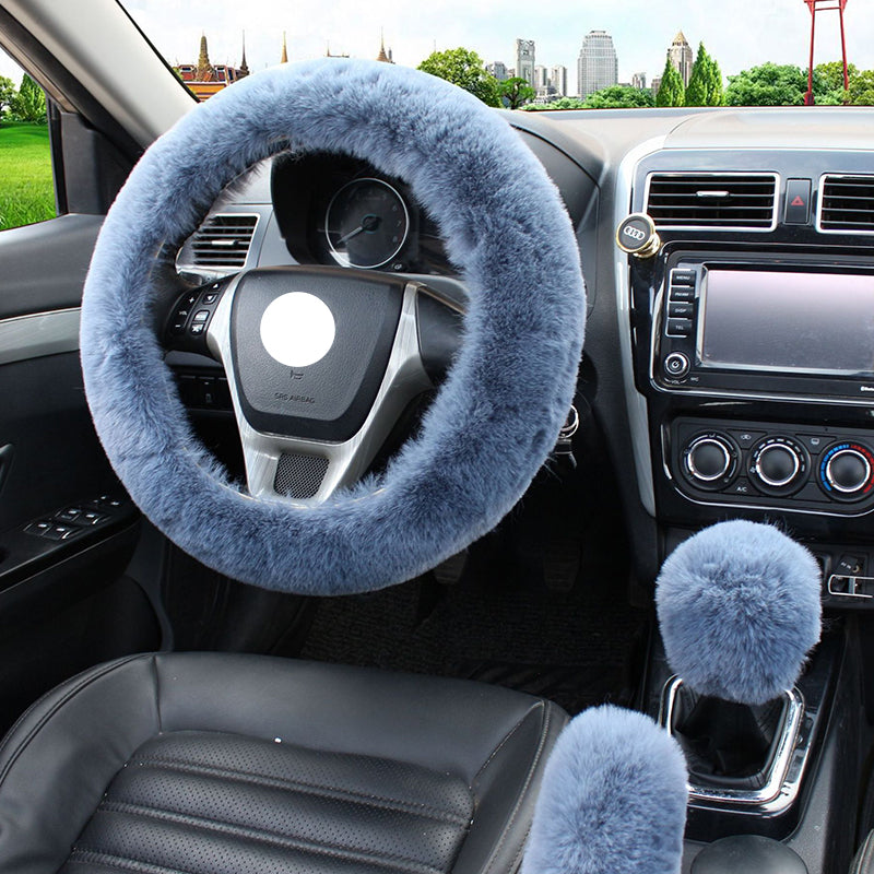 Steering wheel cover Gear cover Handbrake cover