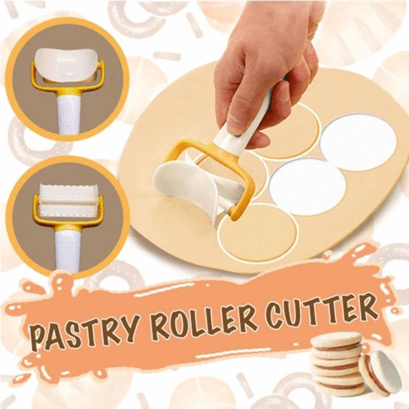 3Pcs/Set Rolling Angel Biscuit Ravioli Cutter