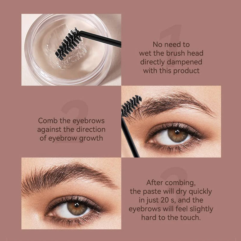 Waterproof Quick Dry Natural Wild Eyebrow Wax
