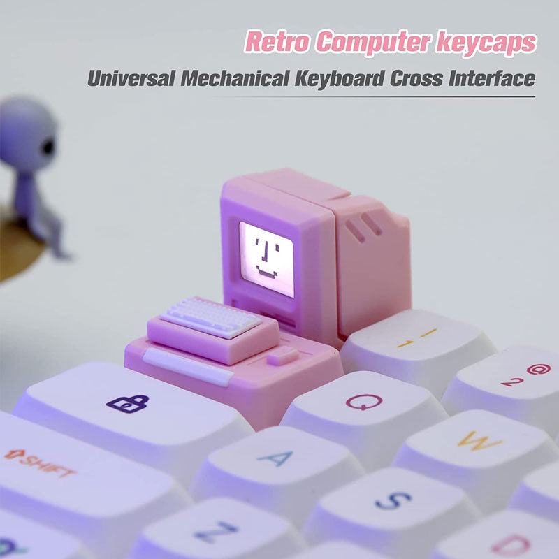 Macintosh retro personality translucent keycap