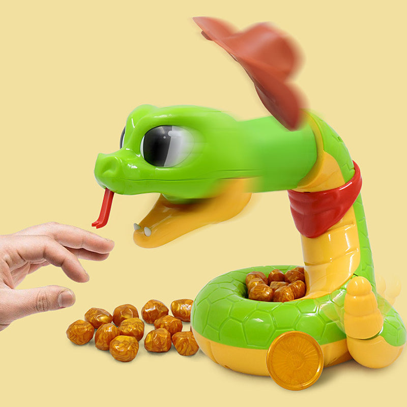 Electric rattlesnake prank toy