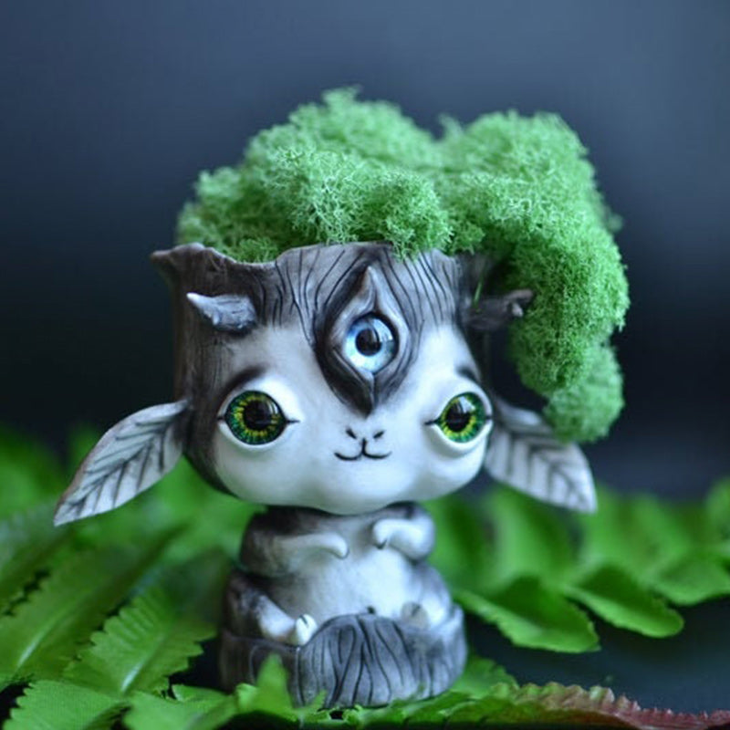 Cute Succulent Planter and Tiny Air Plant Holder Snails